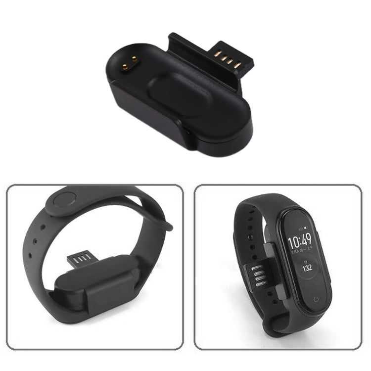 Per supporto base base di ricarica per caricabatterie Xiaomi Mi Band 4 con cavo di ricarica da 1 m