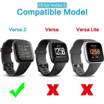 Per supporto base base di ricarica per caricabatterie Fitbit Versa 2 con cavo di ricarica da 1 m