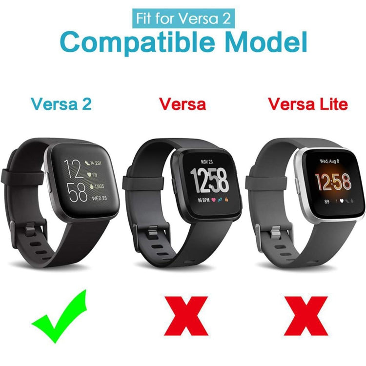 Per supporto base base di ricarica per caricabatterie Fitbit Versa 2 con cavo di ricarica da 1 m