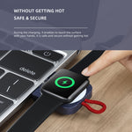 Caricabatterie wireless magnetico portatile ROCK W26 per Apple Watch, W26 USB Interface