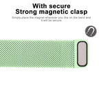 Per Apple Watch Ultra 49 mm / Serie 8 e 7 45 mm / SE 2, 6, SE e 5 e 4 44 mm / 3, 2 e 1 42 mm Cinturino in nylon magnetico che cambia colore, 44mm