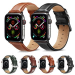 Cinturino in pelle con fibbia nera per Apple Watch serie 8 e 7 41 mm / SE 2 e 6 e SE e 5 e 4 40 mm / 3 e 2 e 1 38 mm, For Apple Watch Series 8&7 41mm / SE 2&6&SE&5&4 40mm / 3&2&1 38mm