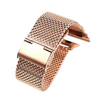 Cinturino per orologio milanese in acciaio inossidabile 304 con connettore per Apple Watch Ultra 49 mm / Serie 8 e 7 45 mm / SE 2 e 6 e SE e 5 e 4 44 mm / 3 e 2 e 1 42 mm, For Apple Watch Series  7  45mm / & 6 & SE & 5 & 4 44mm