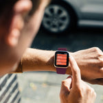 Per Apple Watch Series 8&7 41mm / SE 2&6&SE&5&4 40mm / 3&2&1 38mm Cinturino elastico in silicone tinta unita, Taglia:S 130mm