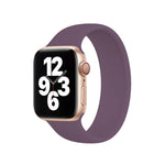Per Apple Watch Ultra 49 mm / Serie 8 e 7 45 mm / SE 2 e 6 e SE e 5 e 4 44 mm / 3 e 2 e 1 42 mm Cinturino elastico in silicone tinta unita, misura: S 130 mm
