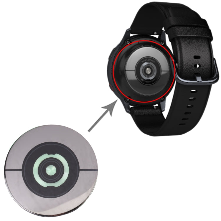 Copriobiettivo posteriore in vetro posteriore per Samsung Galaxy Watch Active 2 SM-R830, SM-R830