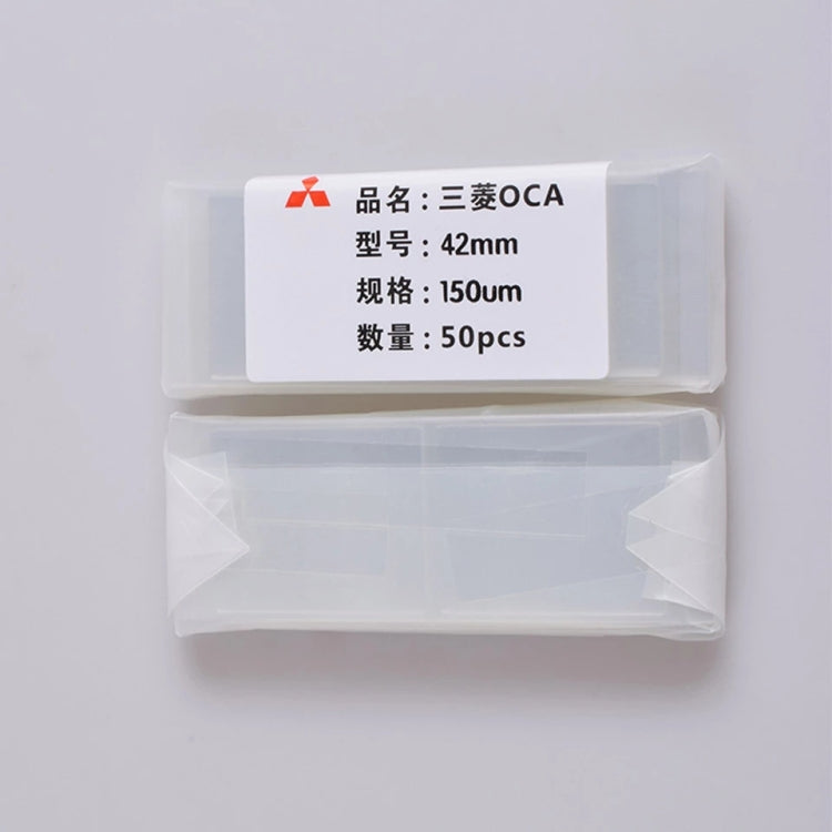 50pcs Optically Clear OCA Stickers for Apple Watch Series 1/2/3 42MM, For Watch Series 1 / 2 / 3 42MM