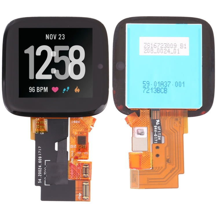 Schermo LCD originale e digitalizzatore assemblaggio completo per Fitbit Versa, For Fitbit Versa