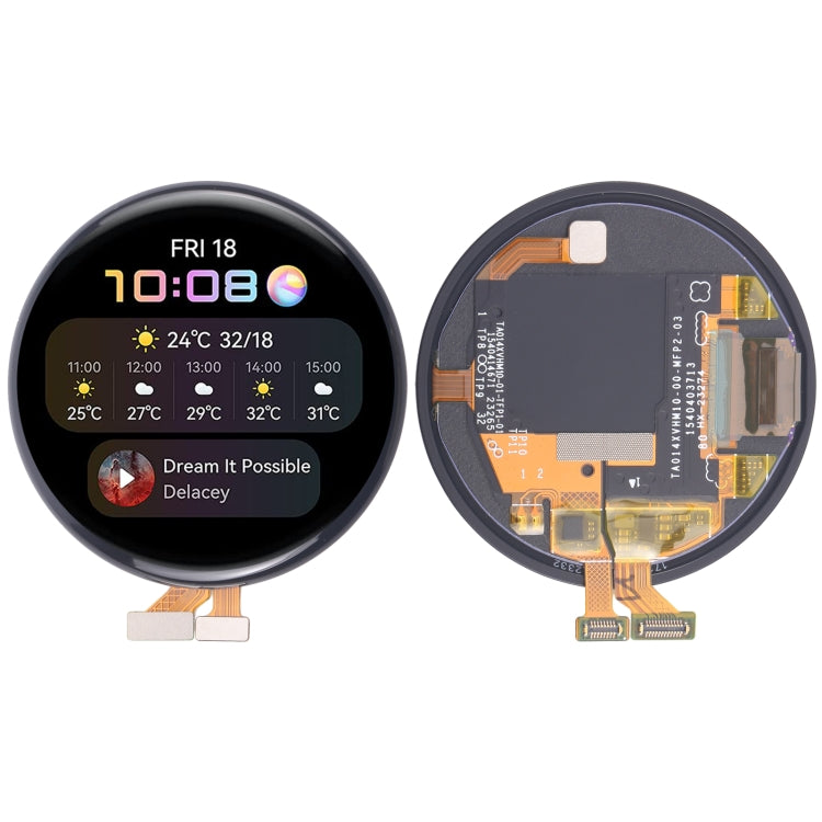 Schermo LCD originale e digitalizzatore assemblaggio completo per Huawei Watch 3, For Huawei Watch 3