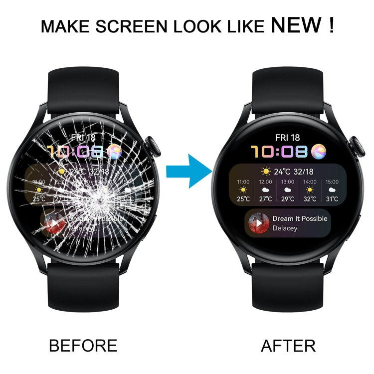 Schermo LCD originale e digitalizzatore assemblaggio completo per Huawei Watch 3, For Huawei Watch 3