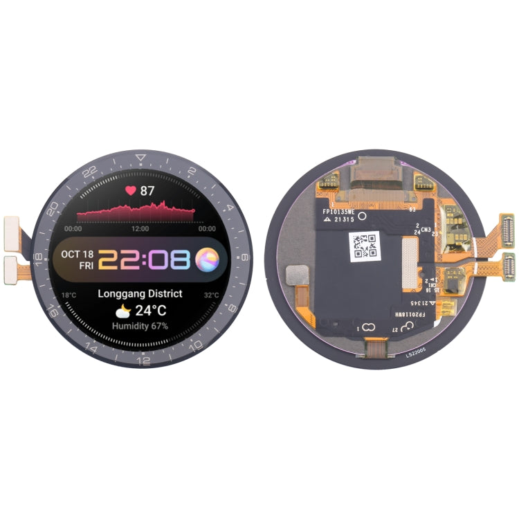 Schermo LCD originale e digitalizzatore assemblaggio completo per Huawei Watch 3 Pro, For Huawei Watch 3 Pro