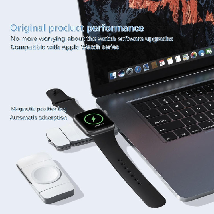 Caricabatterie rapido wireless magnetico USB / tipo C U8 per la serie Apple Watch, U8