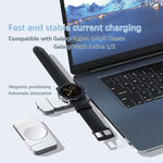 Caricatore rapido wireless magnetico USB / tipo C U8S per Samsung Watch 3/4, 4 Classic, Active 1/2