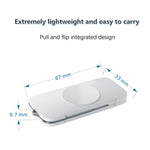 Caricatore rapido wireless magnetico USB / tipo C U8S per Samsung Watch 3/4, 4 Classic, Active 1/2
