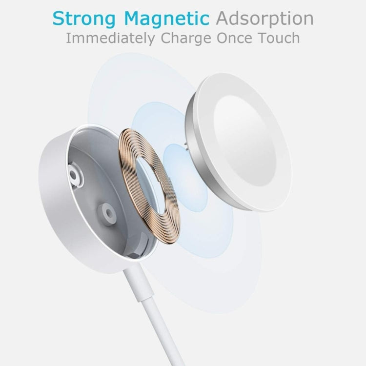 Caricabatterie wireless magnetico portatile universale di tipo C da 2 m per Apple Watch Ultra e Ultra 2 e serie 9 e 8 e 7 e 6 e 5 e 4 e 3 e 2, 2m