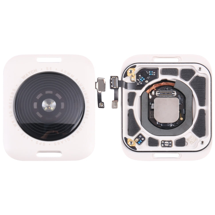 Cover posteriore in vetro con bobina di ricarica wireless per Apple Watch Series SE 2022 40mm LTE Edition, For Watch Series SE 2022 40mm LTE