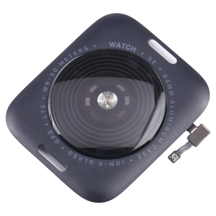 Cover posteriore in vetro con bobina di ricarica wireless per Apple Watch Series SE 2022 44mm LTE Edition, For Watch Series SE 2022 44mm LTE