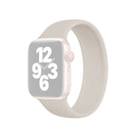 Per Apple Watch Ultra 49 mm / Serie 8 e 7 45 mm / SE 2 e 6 e SE e 5 e 4 44 mm / 3 e 2 e 1 42 mm Cinturino elastico in silicone tinta unita, dimensioni: L 156 mm