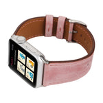 Per Apple Watch Series 8&7 41mm / SE 2&6&SE&5&4 40mm / 3&2&1 38mm Cinturino in vera pelle stile fresco, 38mm