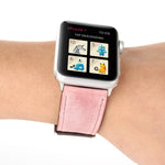 Per Apple Watch Series 8&7 41mm / SE 2&6&SE&5&4 40mm / 3&2&1 38mm Cinturino in vera pelle stile fresco, 38mm