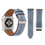 Per Apple Watch Series 8&7 41mm / SE 2&6&SE&5&4 40mm / 3&2&1 38mm Cinturino in vera pelle stile fresco, 38mm