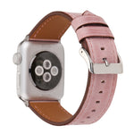 Per Apple Watch Ultra 49mm / Serie 8 e 7 45 mm / SE 2 e 6 e SE e 5 e 4 44 mm / 3 e 2 e 1 42 mm Cinturino in vera pelle stile fresco, 42mm