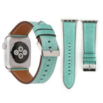 Per Apple Watch Ultra 49mm / Serie 8 e 7 45 mm / SE 2 e 6 e SE e 5 e 4 44 mm / 3 e 2 e 1 42 mm Cinturino in vera pelle stile fresco, 42mm