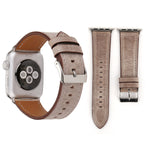 Per Apple Watch Ultra 49mm / Serie 8 e 7 45 mm / SE 2 e 6 e SE e 5 e 4 44 mm / 3 e 2 e 1 42 mm Cinturino in vera pelle stile fresco, 42mm