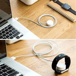 Caricabatterie wireless magnetico da 1 m per Apple Watch Series Ultra e 8, 7, 6, 5, 4, 3 e 2, 1m