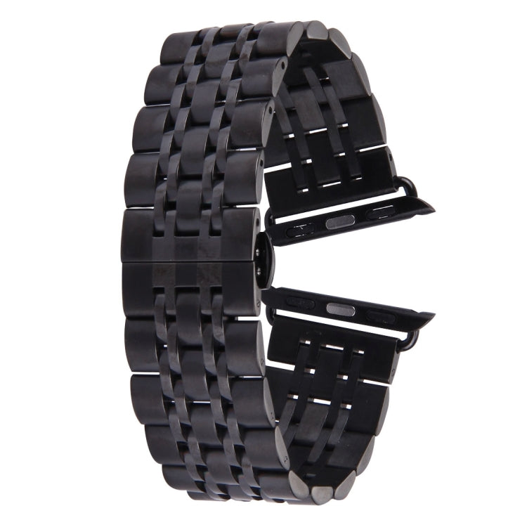 Cinturino per orologio da uomo in acciaio inossidabile con fibbia a farfalla nascosta da 22 mm per Apple Watch 42 mm, 22mm Men