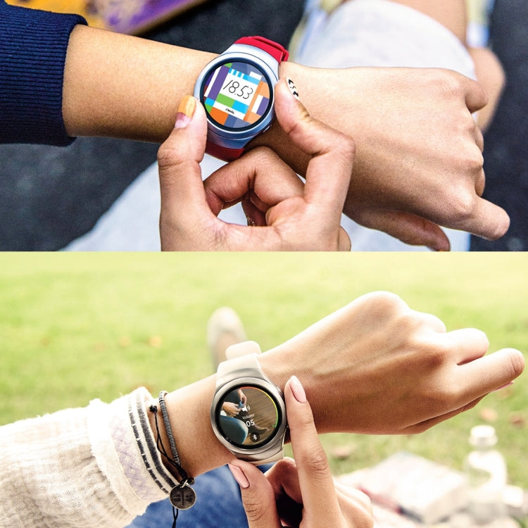 Per Samsung Gear S2 Sport / Gear S2 cinturino in silicone tinta unita