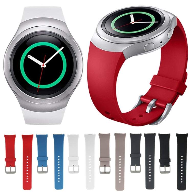 Per Samsung Gear S2 Sport / Gear S2 cinturino in silicone tinta unita