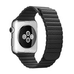 Per cinturino in pelle PU con chiusura magnetica ad anello da 38 mm per Apple Watch