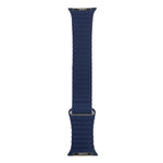 Per cinturino in pelle PU con chiusura magnetica ad anello da 38 mm per Apple Watch