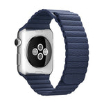 Per cinturino in pelle PU con chiusura magnetica ad anello da 42 mm per Apple Watch