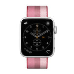 Per Apple Watch cinturino in nylon intrecciato a righe da 42 mm, For Apple Watch 42mm