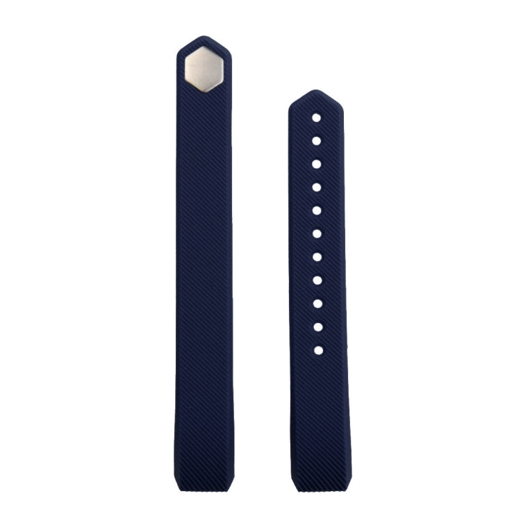 Per cinturino in silicone con struttura obliqua per Fitbit Alta Watch, misura grande, lunghezza: circa 22 cm