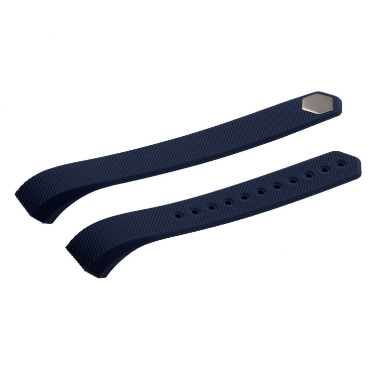 Per cinturino in silicone con struttura obliqua per Fitbit Alta Watch, misura grande, lunghezza: circa 22 cm