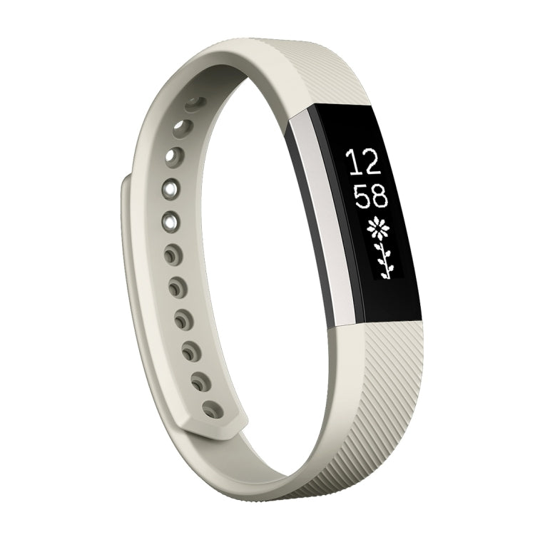 Per cinturino in silicone con struttura obliqua per Fitbit Alta Watch, misura grande, lunghezza: circa 22 cm