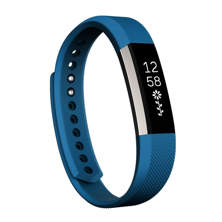 Per cinturino in silicone con struttura obliqua per Fitbit Alta Watch, misura grande, lunghezza: circa 22 cm