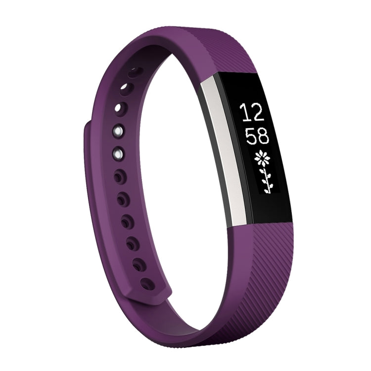 Per cinturino in silicone con struttura obliqua per Fitbit Alta Watch, misura grande, lunghezza: circa 22 cm