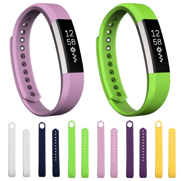 Per cinturino in silicone con struttura obliqua per Fitbit Alta Watch, misura grande, lunghezza: circa 22 cm