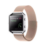Per Fitbit Blaze Watch Loop Chiusura magnetica Chiusura cinturino in acciaio inossidabile