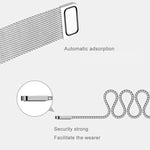 Cinturino per orologio con chiusura magnetica con chiusura magnetica, cinturino in acciaio inossidabile per Samsung Gear S2 Classic / S2
