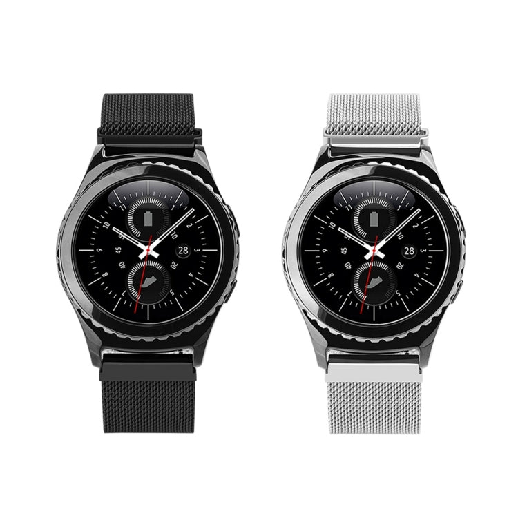 Cinturino per orologio con chiusura magnetica con chiusura magnetica, cinturino in acciaio inossidabile per Samsung Gear S2 Classic / S2