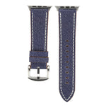 Per Apple Watch Ultra 49mm / Serie 8 e 7 45 mm / SE 2 e 6 e SE e 5 e 4 44 mm / 3 e 2 e 1 42 mm Cinturino per orologio modello cowboy in vera pelle moda semplice, 42mm