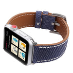 Per Apple Watch Ultra 49mm / Serie 8 e 7 45 mm / SE 2 e 6 e SE e 5 e 4 44 mm / 3 e 2 e 1 42 mm Cinturino per orologio modello cowboy in vera pelle moda semplice, 42mm
