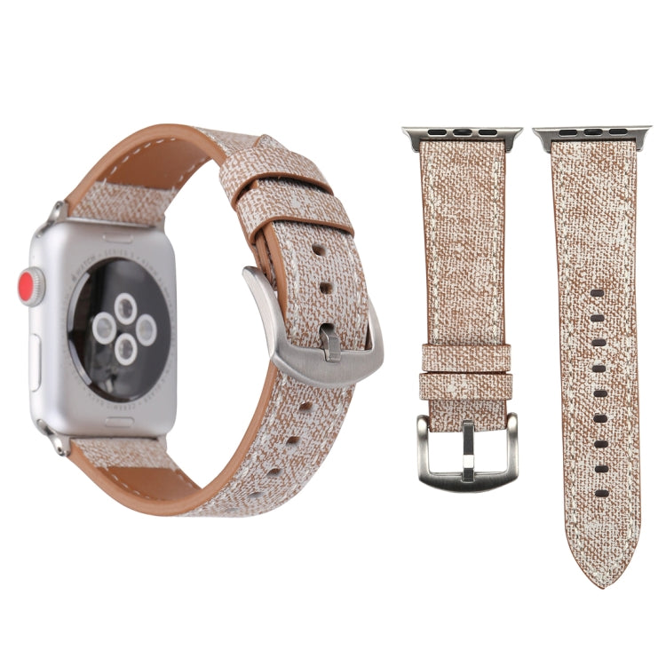 Per Apple Watch Ultra 49mm / Serie 8 e 7 45 mm / SE 2 e 6 e SE e 5 e 4 44 mm / 3 e 2 e 1 42 mm Cinturino per orologio modello cowboy in vera pelle moda semplice, 42mm