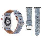 Per Apple Watch Ultra 49mm / Serie 8 e 7 45 mm / SE 2 e 6 e SE e 5 e 4 44 mm / 3 e 2 e 1 42 mm Cinturino per orologio modello cowboy in vera pelle moda semplice, 42mm