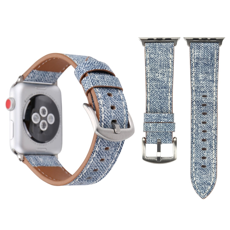 Per Apple Watch Ultra 49mm / Serie 8 e 7 45 mm / SE 2 e 6 e SE e 5 e 4 44 mm / 3 e 2 e 1 42 mm Cinturino per orologio modello cowboy in vera pelle moda semplice, 42mm